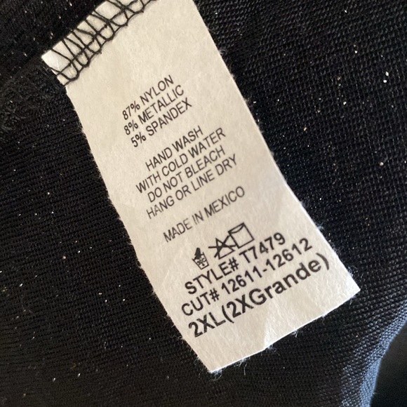 Stretch silver sequin racerback top - Picture 4 of 4